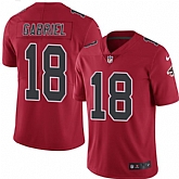 Nike Men & Women & Youth Falcons 18 Taylor Gabriel Red Color Rush Limited Jersey,baseball caps,new era cap wholesale,wholesale hats